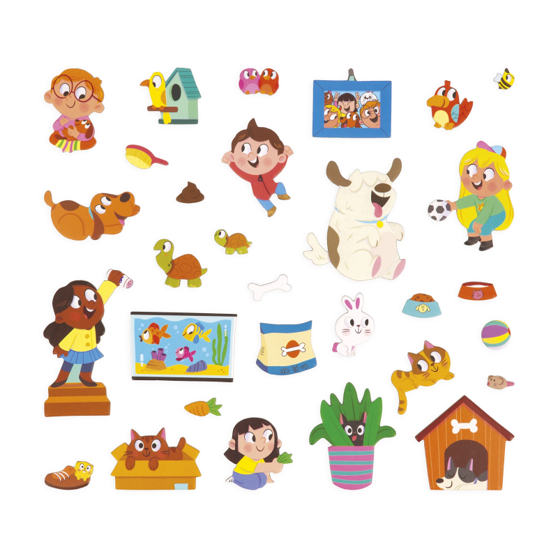 JANOD tegevusraamat Magneti´stories Lemmikloomad