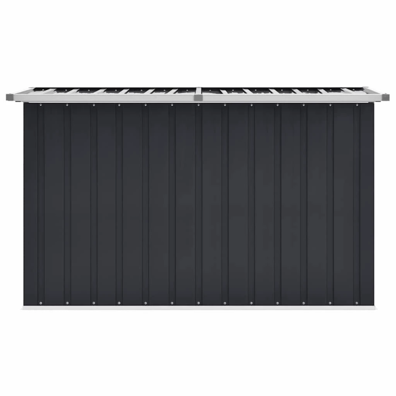 vidaXL dārza uzglabāšanas kaste, antracītpelēka, 149x99x93 cm