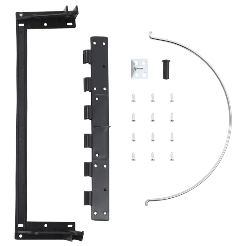 vidaXL iebūvējama virtuves miskaste, nerūsējošs tērauds, 12 L