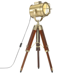 vidaXL grīdas lampa uz statīva, mango masīvkoks, 69 cm