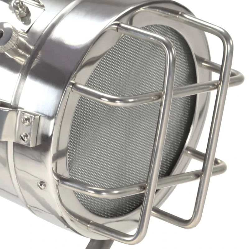 vidaXL grīdas lampa uz statīva, melns mango masīvkoks, 97 cm