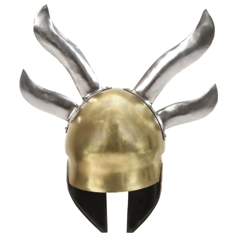 vidaXL grieķu karotāju bruņucepure, replika, vara krāsas tērauds