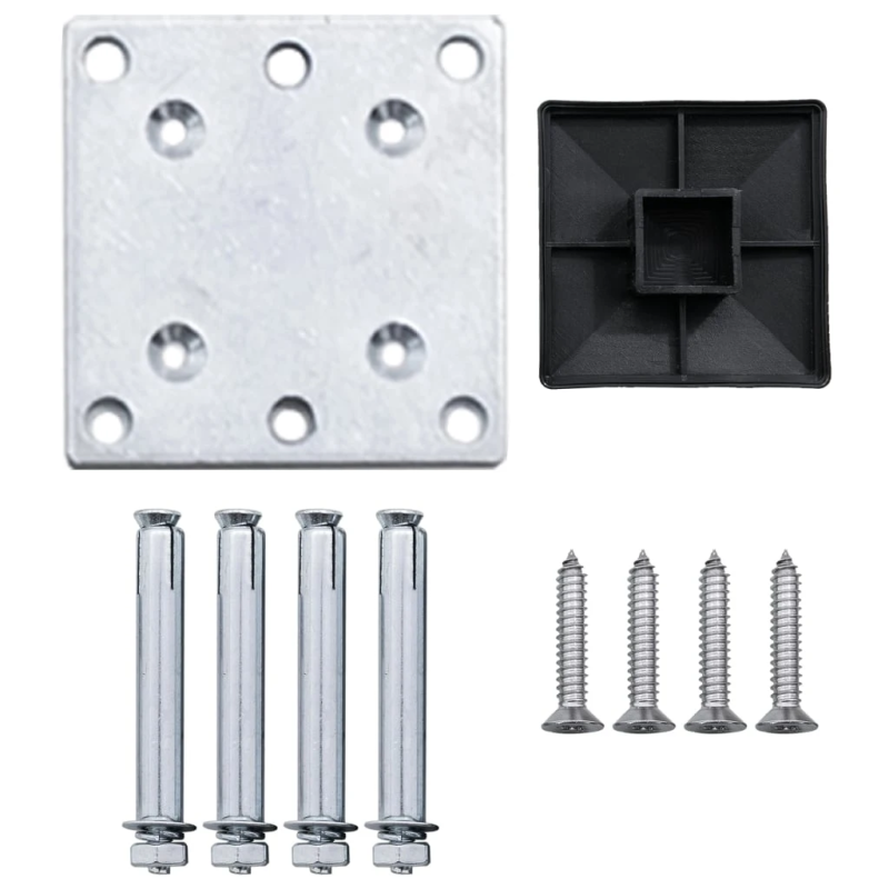 vidaXL dārza žogs, 175x105 cm, brūns WPC