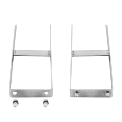 vidaXL žoga zemes tapas, 2 gab., WPC žogam, tērauds, 40 cm