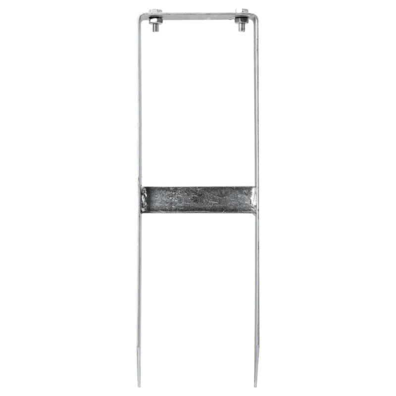 vidaXL žoga zemes tapas, 2 gab., WPC žogam, tērauds, 40 cm