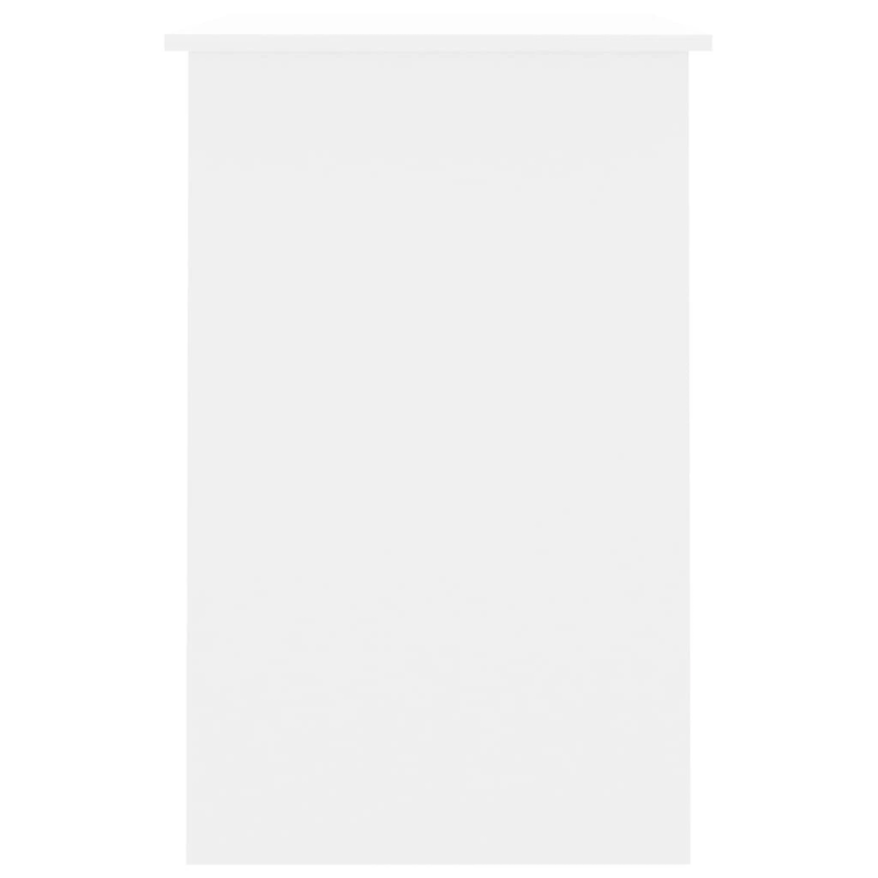 vidaXL rakstāmgalds, balts, 100x50x76 cm, inženierijas koks