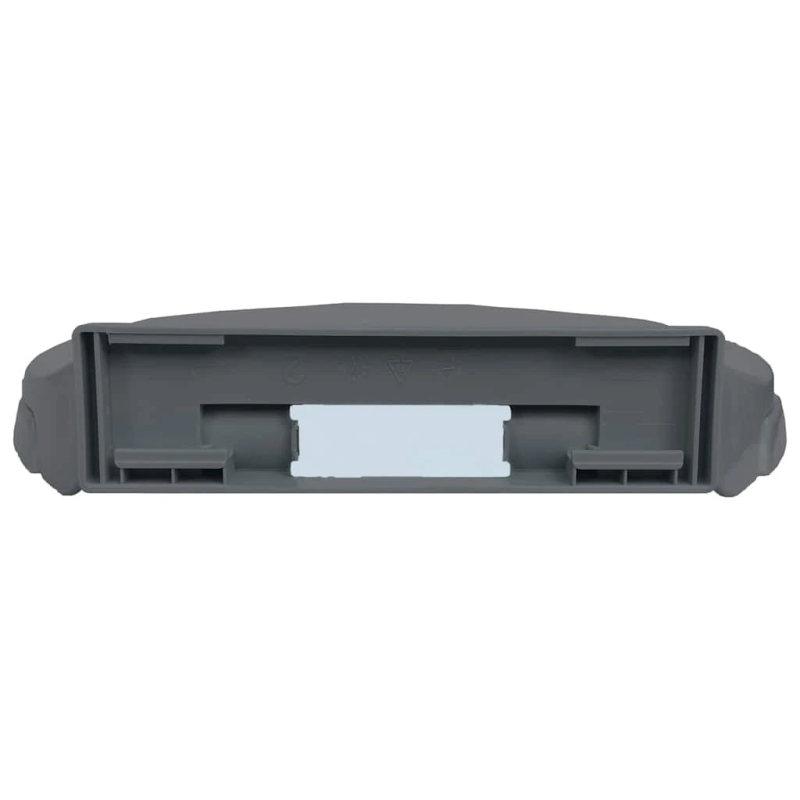 vidaXL tualetes poda vāks, lēnās aizvēršanas funkcija, ovāls, pelēks