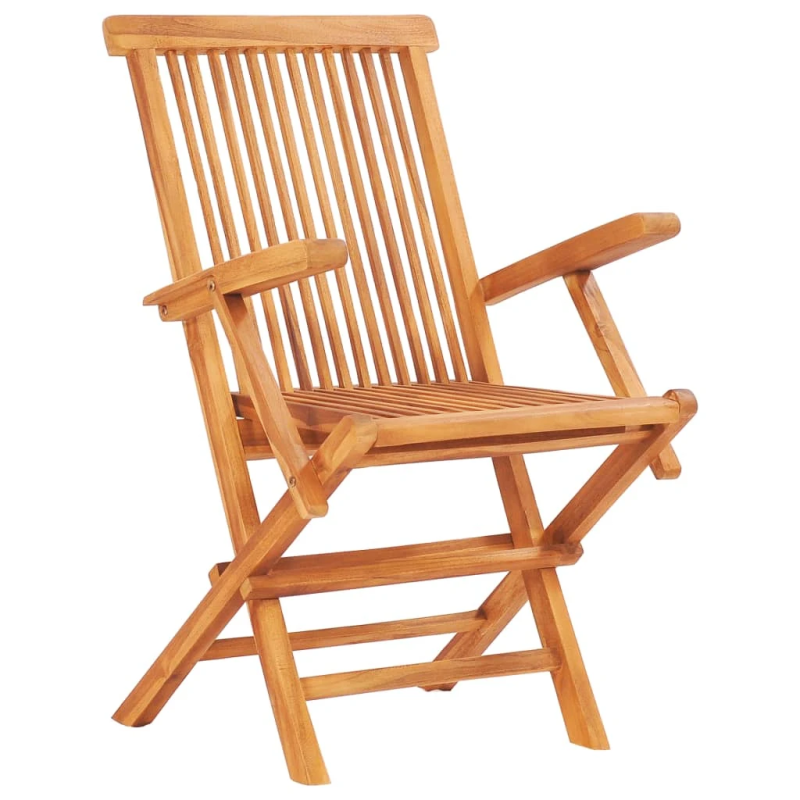 vidaXL 7-daļīgs dārza mēbeļu komplekts, saliekams, masīvs tīkkoks