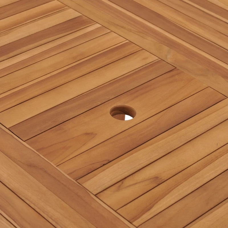 vidaXL dārza galds, 150x76 cm, masīvs tīkkoks