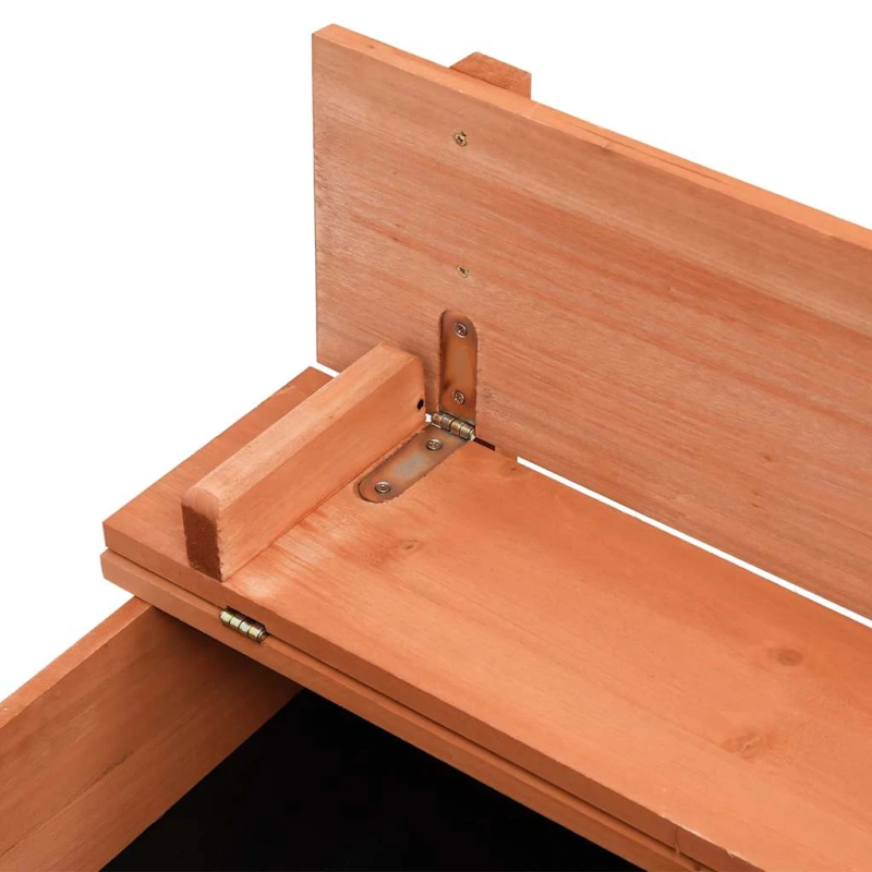 vidaXL smilšu kaste, egles koks, 95x90x15 cm