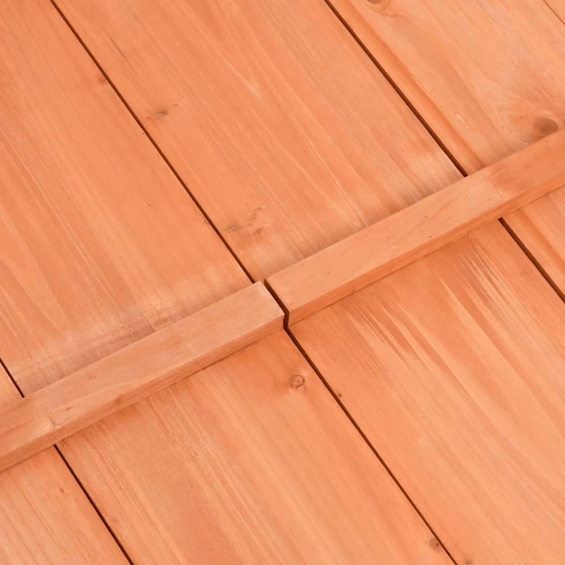 vidaXL smilšu kaste, egles koks, 95x90x15 cm