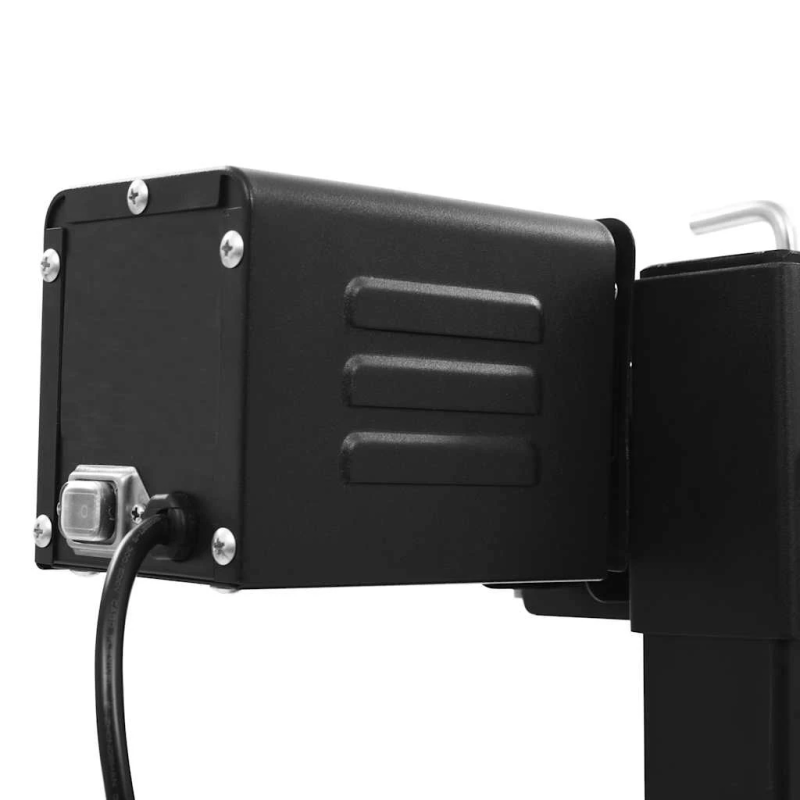 vidaXL elektriskais grils ar rotējošu iesmu, nerūsējošs tērauds