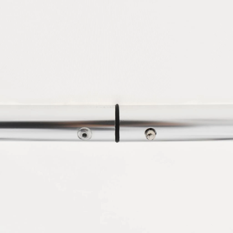 vidaXL četrloku motorlaivas jumts, balts, 243x180x137 cm