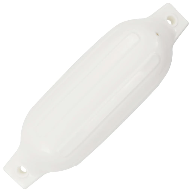 vidaXL laivas fenderi, 4 gab., balti, 41x11,5 cm, PVC