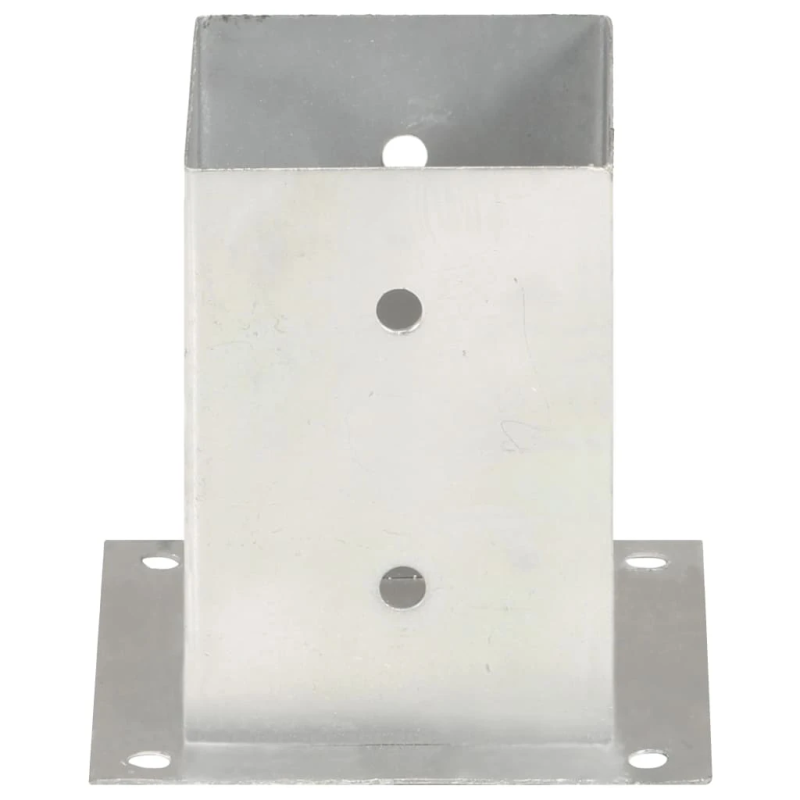 vidaXL stabu pamatnes, 4 gab., cinkots metāls, 101 mm