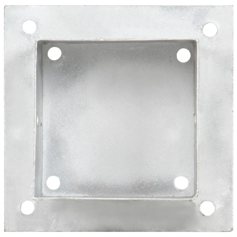 vidaXL stabu pamatnes, 4 gab., cinkots metāls, 121 mm