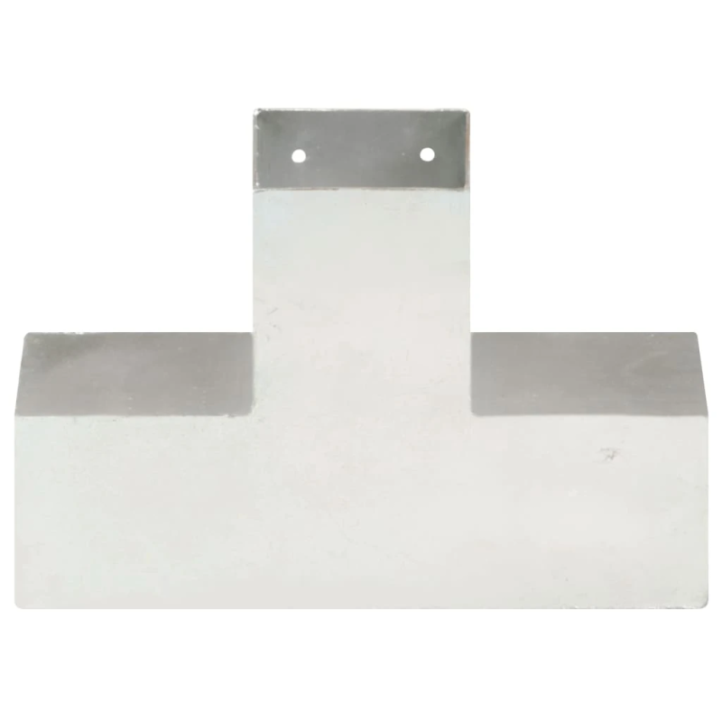 vidaXL stabu savienotājs, X forma, cinkots metāls, 91x91 mm