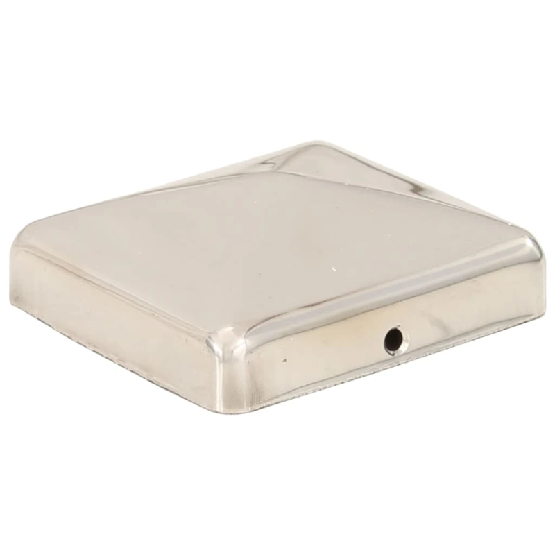 vidaXL stabu cepurītes, 6 gab,. nerūsējošs tērauds, 71x71 mm