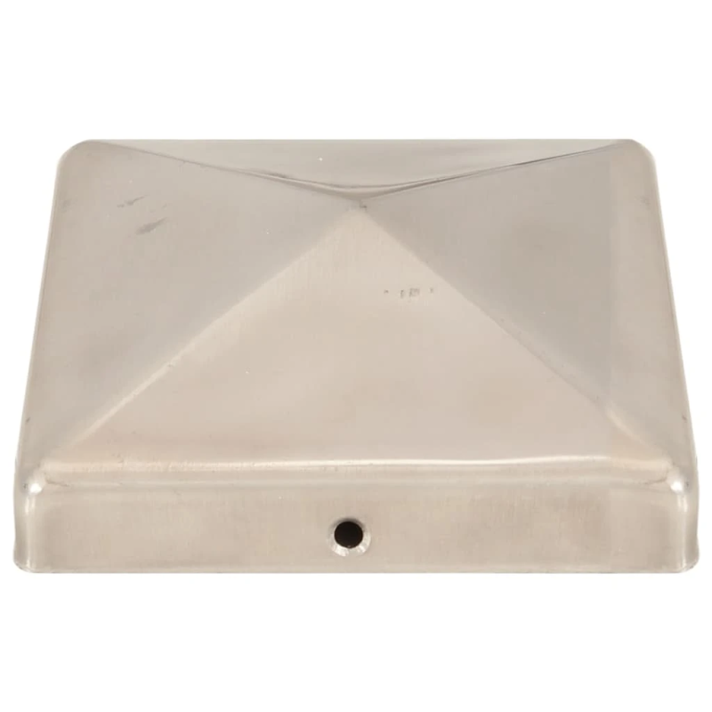 vidaXL stabu cepurītes, 6 gab,. nerūsējošs tērauds, 101x101 mm