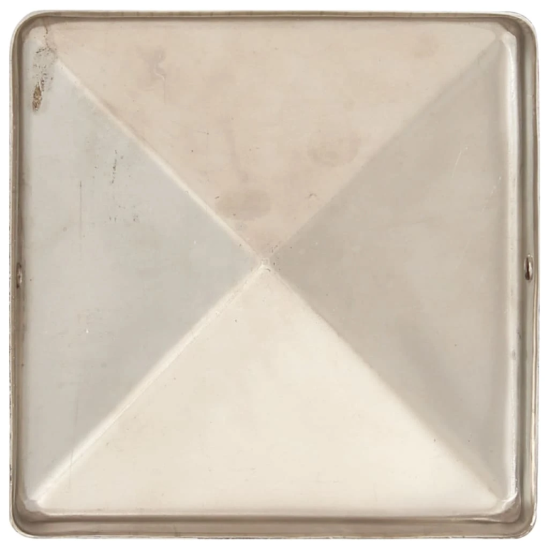 vidaXL stabu cepurītes, 6 gab,. nerūsējošs tērauds, 101x101 mm