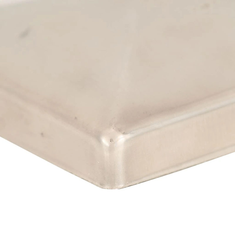 vidaXL stabu cepurītes, 6 gab,. nerūsējošs tērauds, 101x101 mm