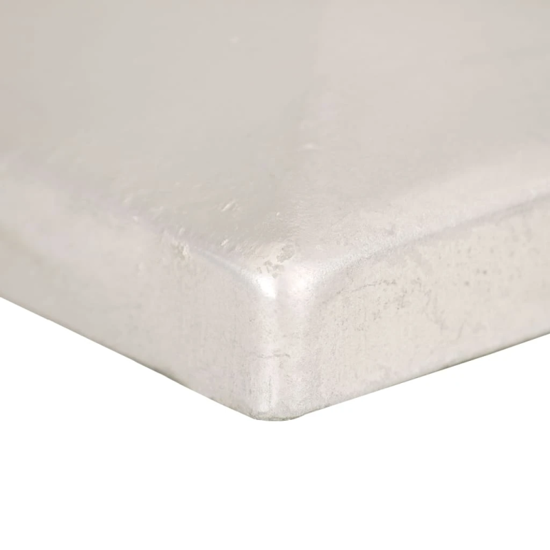 vidaXL stabu cepurītes, 6 gab,. cinkots tērauds, 91x91 mm