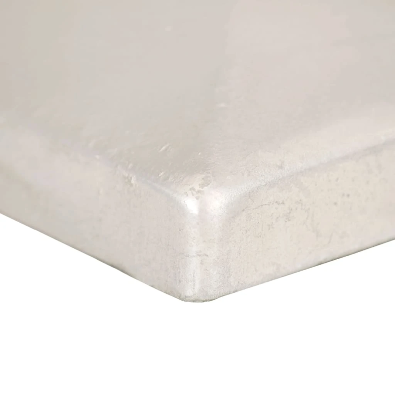 vidaXL stabu cepurītes, 6 gab., cinkots metāls, 101x101 mm