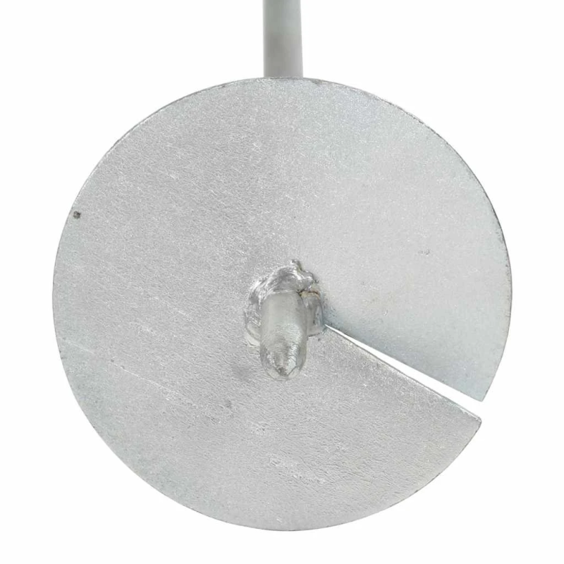 vidaXL zemes enkuri, 4 gab., 10x60 cm, cinkots metāls