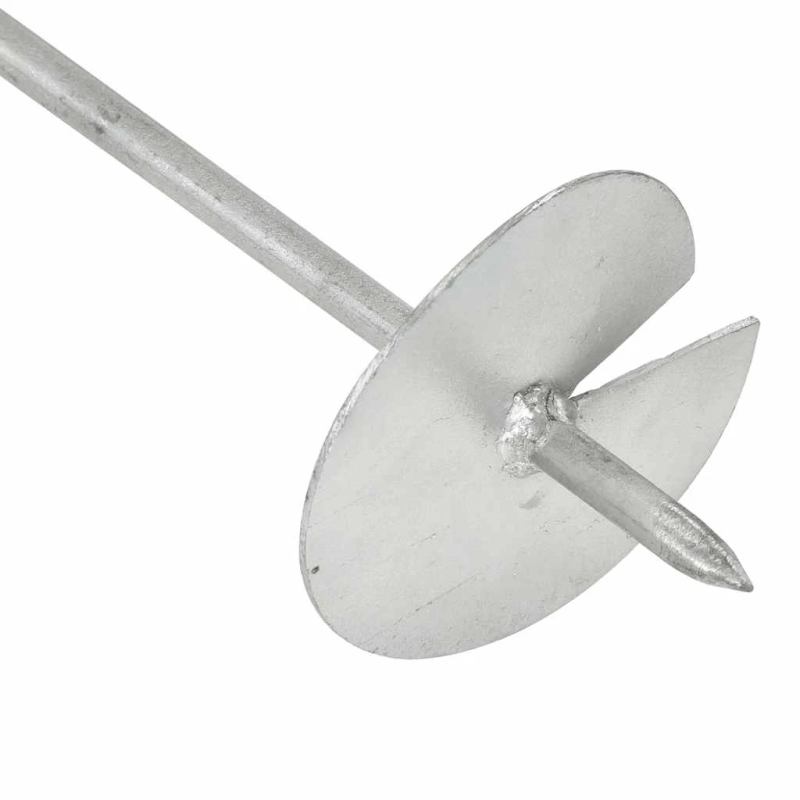 vidaXL zemes enkuri, 6 gab., 10x60 cm, cinkots metāls