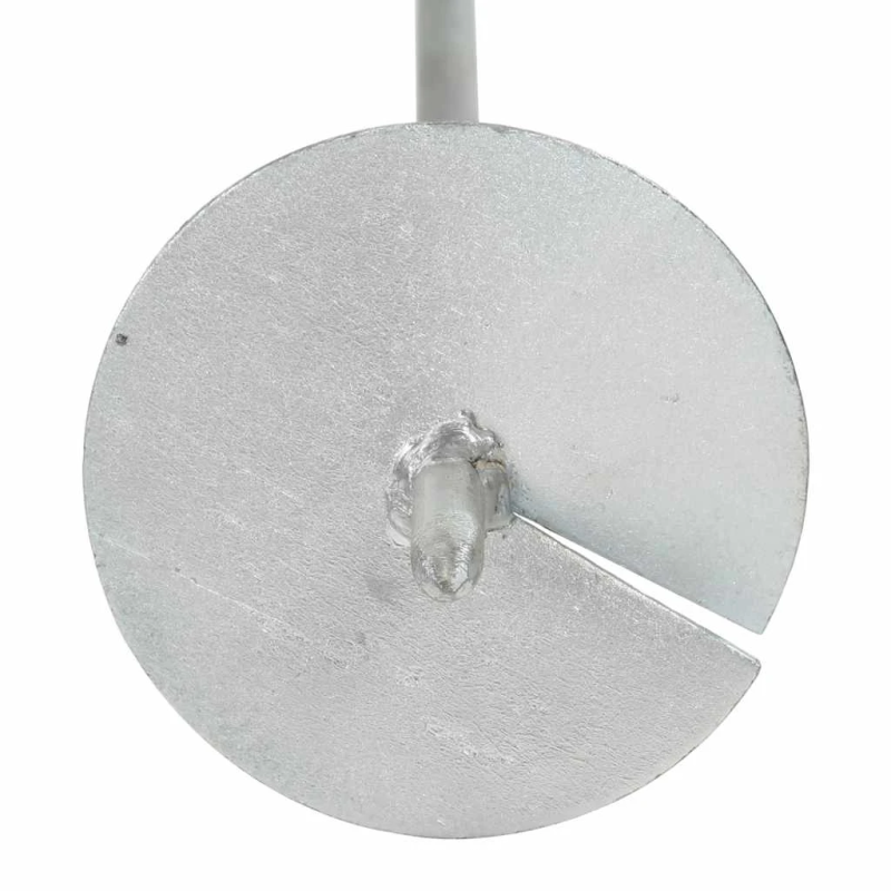 vidaXL zemes enkuri, 6 gab., 10x60 cm, cinkots metāls