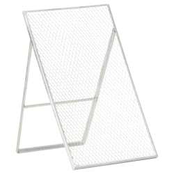 vidaXL dārza siets, cinkots tērauds