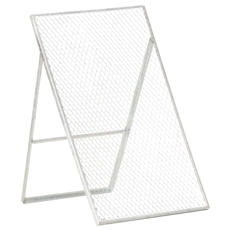 vidaXL dārza siets, cinkots tērauds