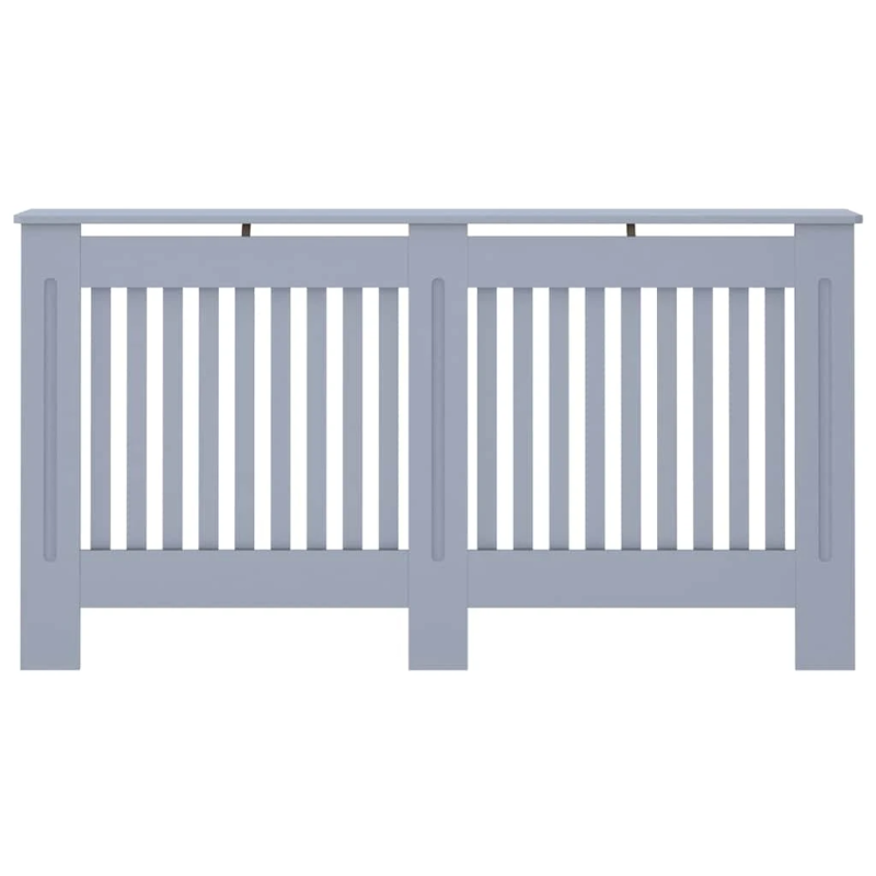 vidaXL radiatora pārsegs, antracītpelēks, 152x19x81,5 cm, MDF