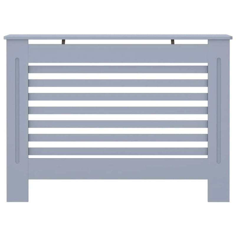 vidaXL radiatora pārsegs, antracītpelēks, 112x19x81,5 cm, MDF