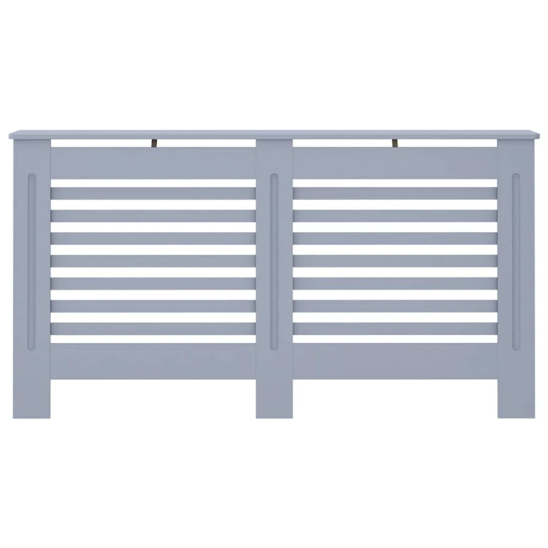 vidaXL radiatora pārsegs, antracītpelēks, 152x19x81,5 cm, MDF