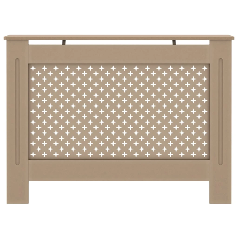 vidaXL radiatora pārsegs, 112x19x81,5 cm, MDF