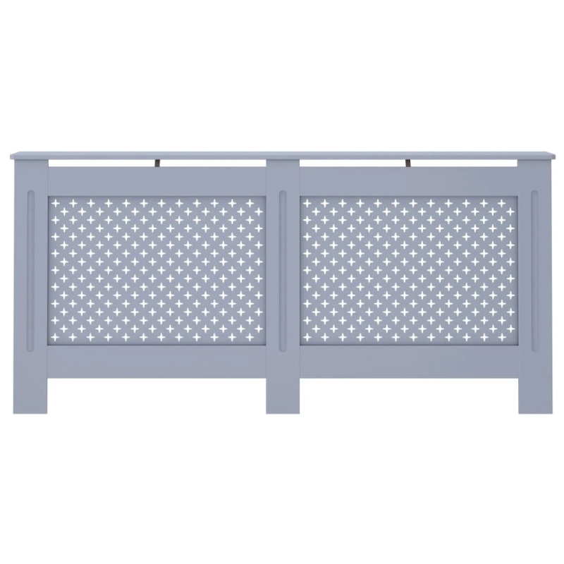 vidaXL radiatora pārsegs, antracītpelēks, 172x19x81,5 cm, MDF