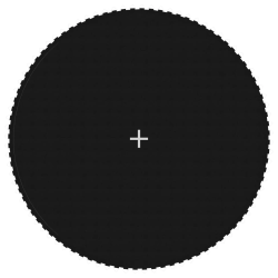 vidaXL batuta lēkājamā virsma, melns audums, 4,57 m, apaļa