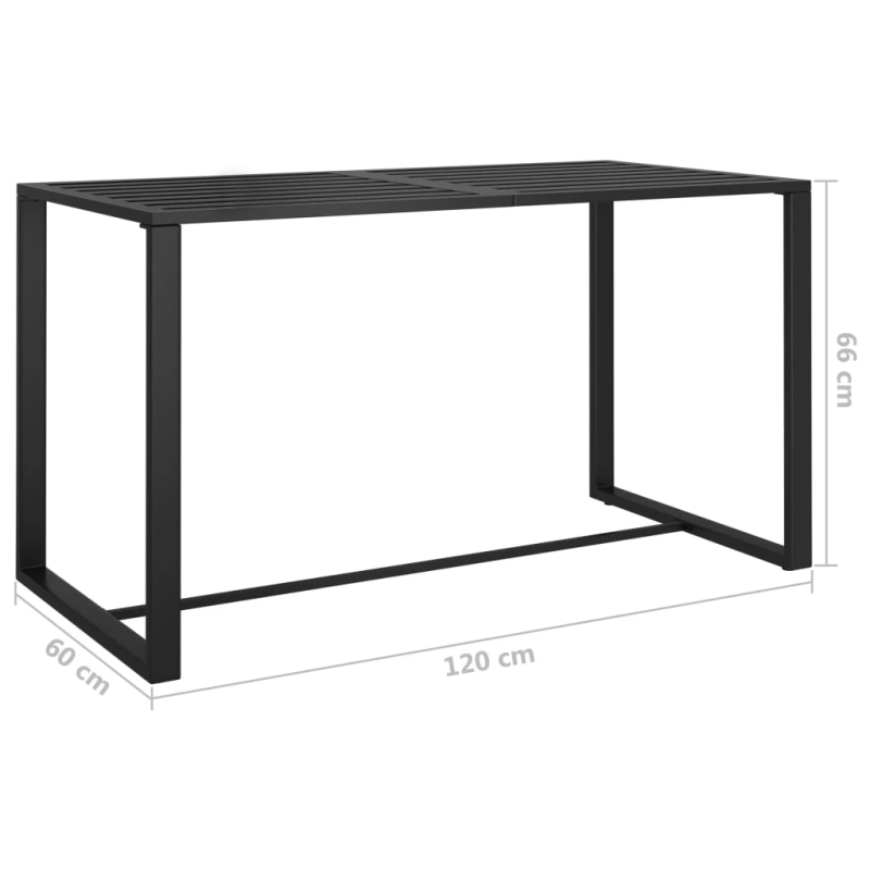 vidaXL 5-daļīgs dārza mēbeļu komplekts ar matračiem, alumīnijs, pelēks