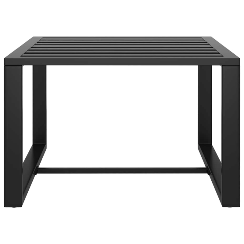 vidaXL kafijas galdiņš, alumīnijs, antracītpelēks