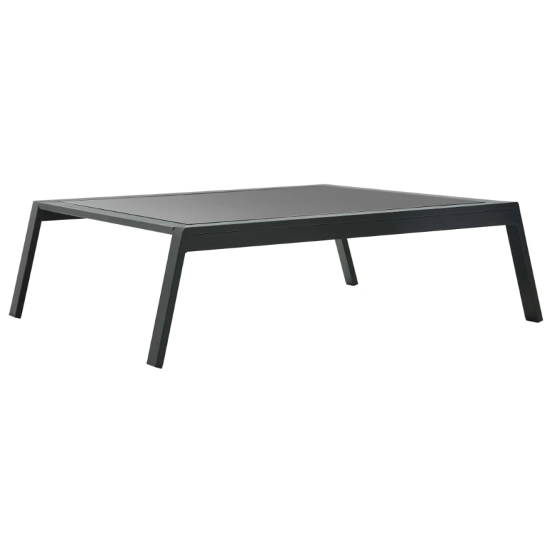 vidaXL 5-daļīgs dārza atpūtas mēbeļu komplekts ar matračiem, alumīnijs