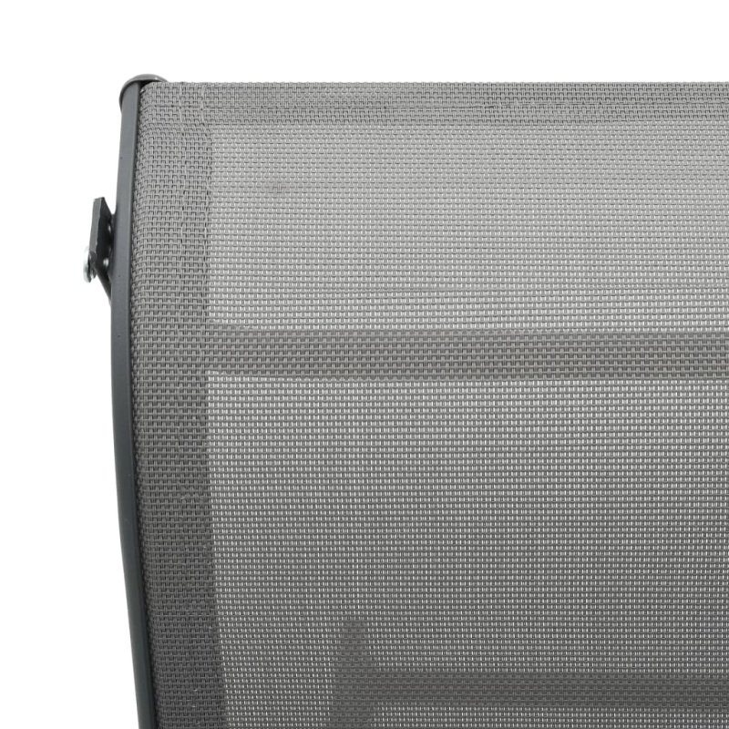 vidaXL sauļošanās zvilnis, alumīnijs un tekstilēns