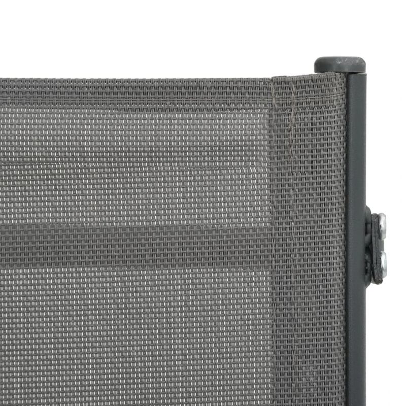 vidaXL saliekami sauļošanās zviļņi, 2 gab., tekstilēns un tērauds