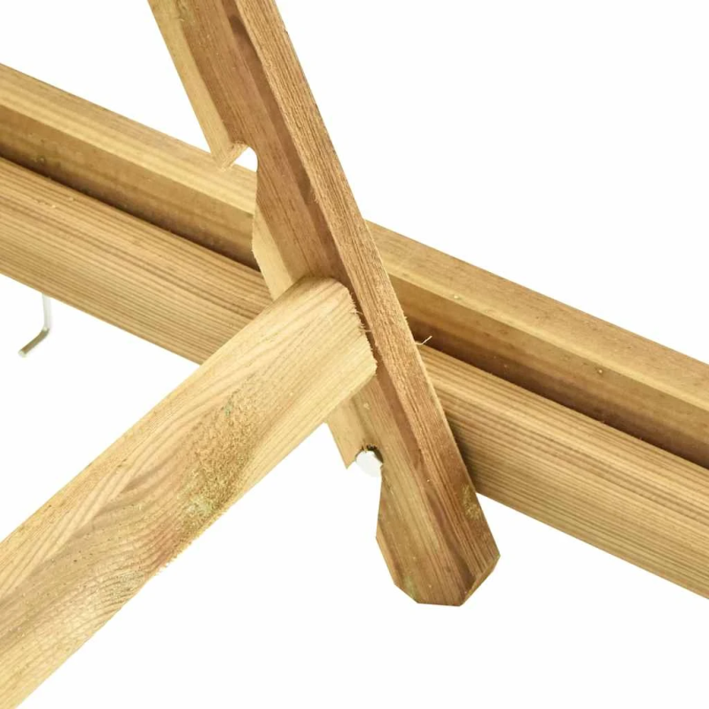 vidaXL sauļošanās zvilnis, impregnēts priedes koks