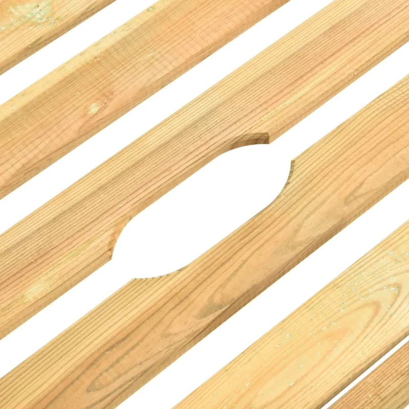 vidaXL sauļošanās zvilnis, impregnēts priedes koks