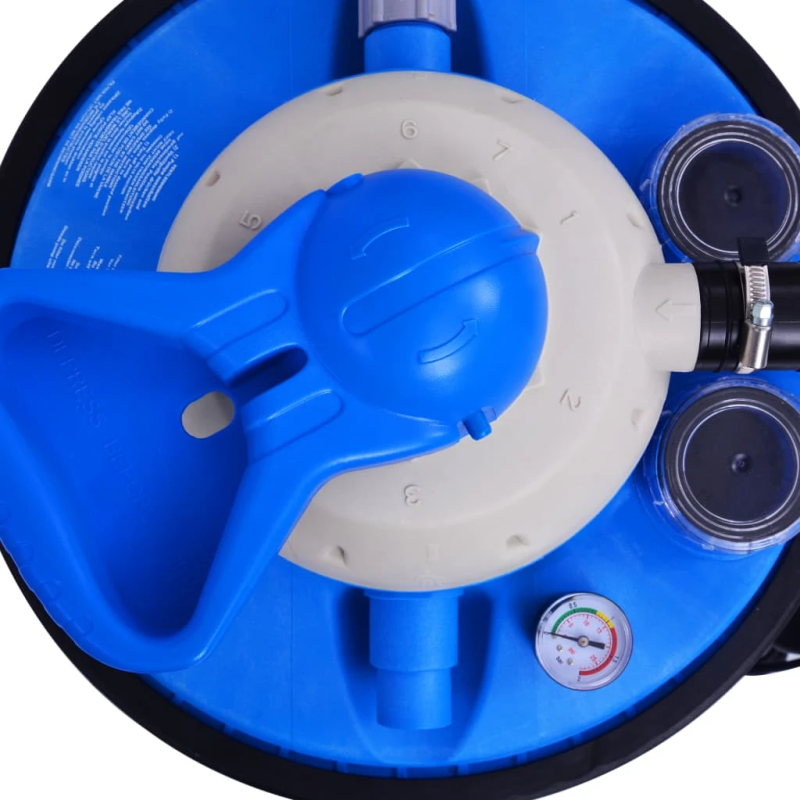 vidaXL baseina sūknis ar smilšu filtru un taimeri, 550 W, 50 L