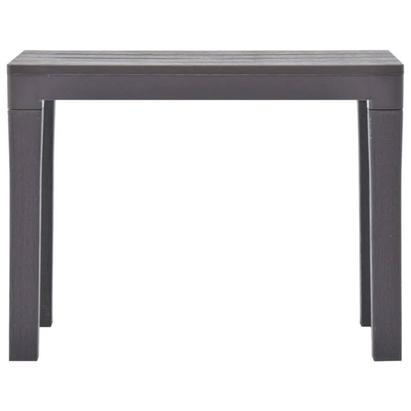 vidaXL dārza soli, 2 gab., brūna plastmasa