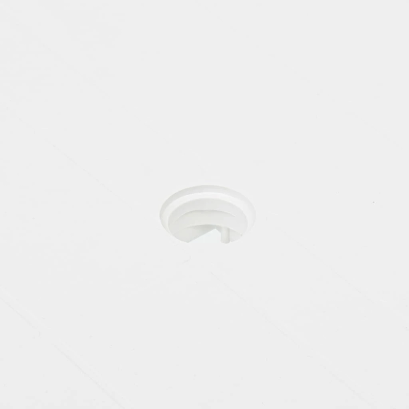 vidaXL dārza galds, balts, 80x75x72 cm, plastmasa