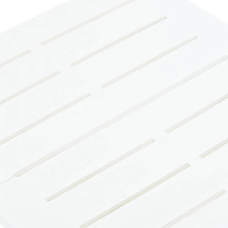 vidaXL saliekams dārza galds, balts, 45x43x50 cm, plastmasa