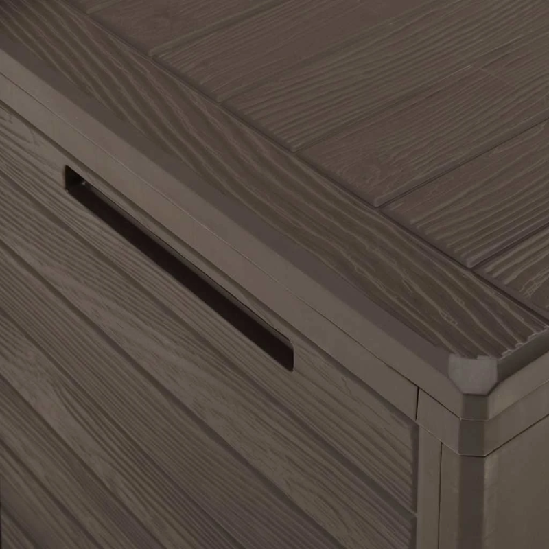 vidaXL dārza uzglabāšanas kaste, brūna, 78x44x55 cm